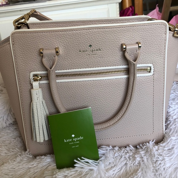 NWOT Kate Spade Light Pink/Beige Crossbody Handbag - Picture 8 of 8
